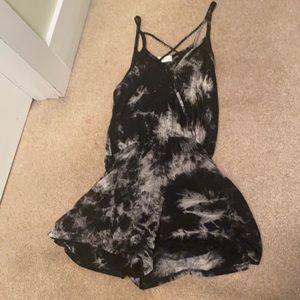 tie die romper